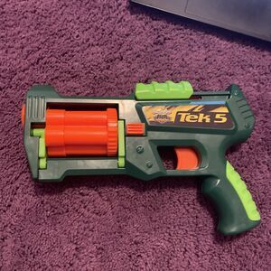 Buzz Bee Air Warriors Ultra TEK 5 Revolver Foam Blaster Pistol TOY GUN